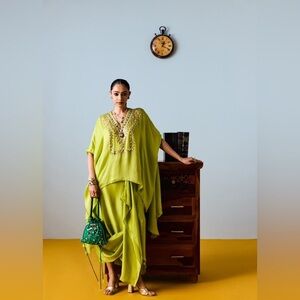 Elegant Lime Green Women's Top